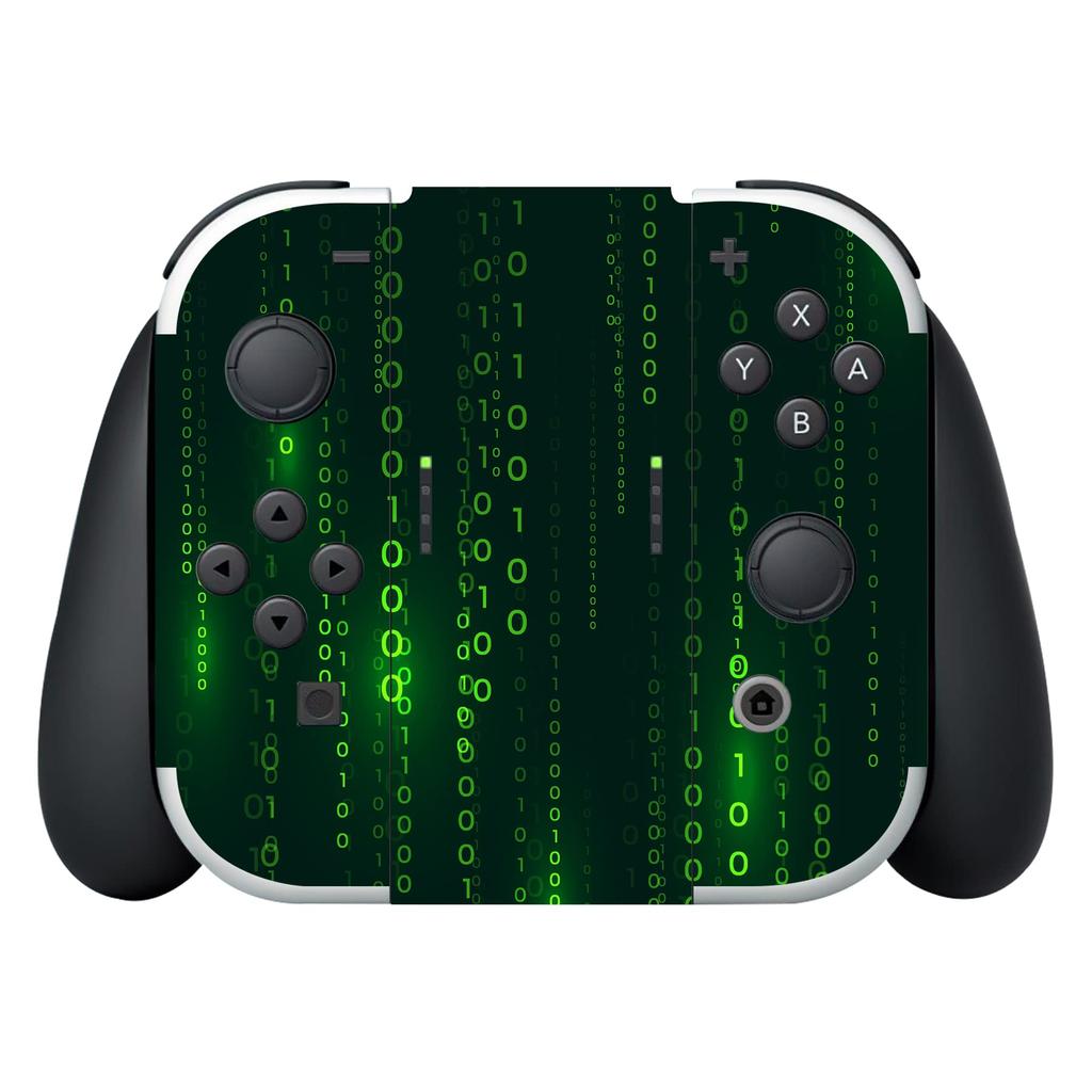 Full Set of Protective Sticker Stickers for PlayVital Switch OLED Custom Vinyl Sticker Skin Stickers for Switch OLED Console Dock Grip Models, &