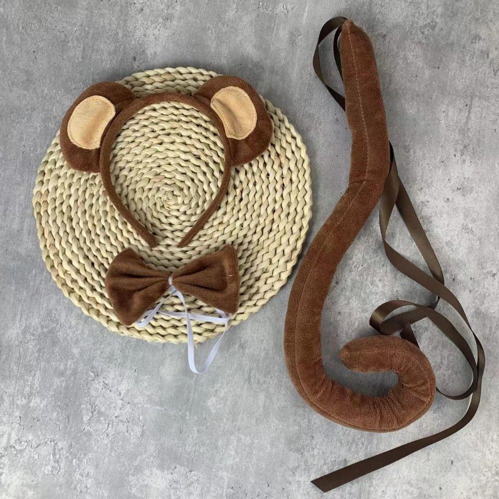 Unique Kids Monkey Headband Funny Animal Costume Props Halloween Headband  Cosplay Performance