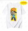 90s Rap Dog Parappa Print American Retro Loose Cotton Tshirt