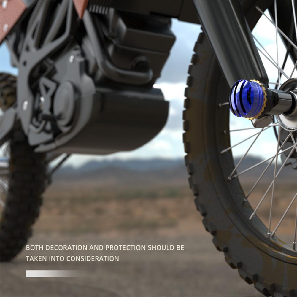 2PCS Motorrad Anti Kollision Cup Rad Schutz Dirt Bike Crash Pads Durchmesser von Innen Loch 14mm Vordere gabel Tasse