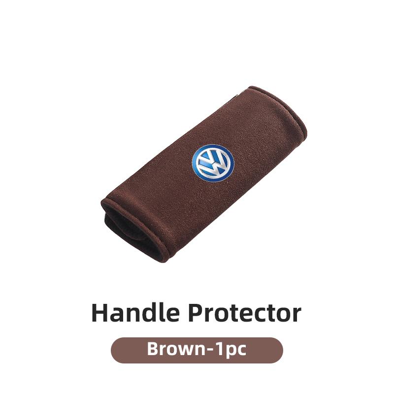 Suede Car Roof Door Pull Handle Protective Cover Soft and Comfortable For Volkswagen VW Scirocco Jetta Beetle Golf Passat PoloSZ1