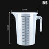 Scale Measuring Cup With Lid Milk Tea Shop Specific Measuring Bucket Large Capacity Scale Transparent Cup Kitchen Baking Supplie