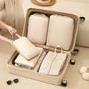 6Pcs/Set Washable Luggage Compression Bag Large Capacity Packing Cubes Set  Suitcase Packing