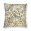 William Morris African Marigold Square Pillowcase Polyester Linen Velvet Creative Zip Decorative Throw Pillow Room Cushion Cover