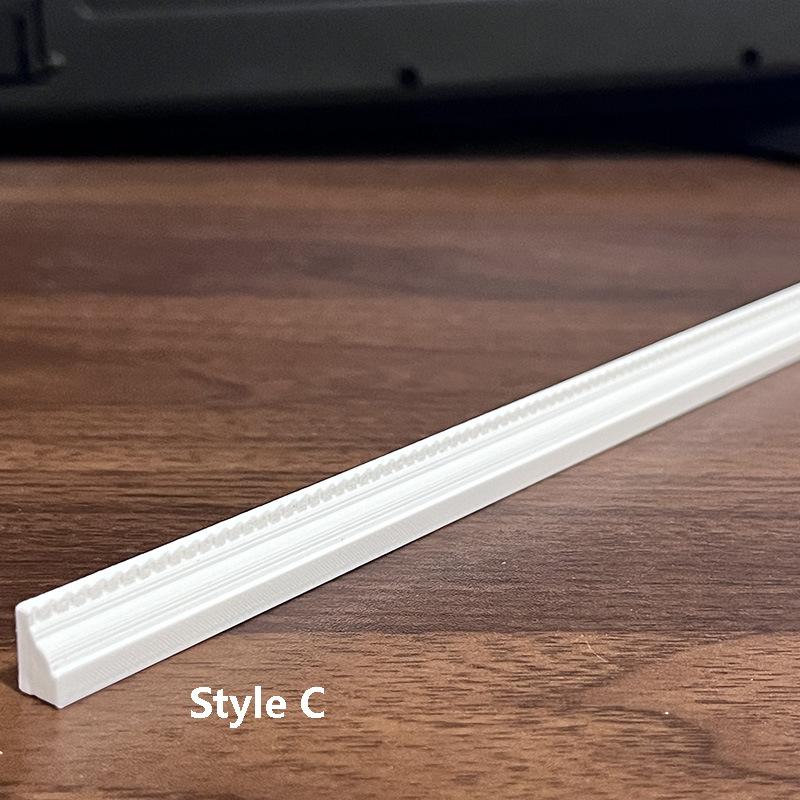 1/3Pcs Dollhouse Skirting Line Ceiling Line Model For Micro Landscape Decor Strip Handmade Diy Scene Doll House Accessories