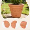 Flower Pot Resin Plant Container Decorative Lightweight Planter Breathable Mesh for Home Garden