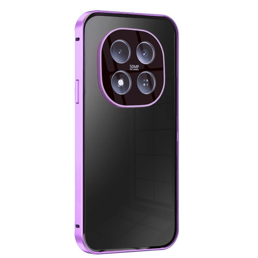 Case for Xiaomi Redmi Note 15 5G / Poco M8 5G, Magnetic Dual Glass, Purple