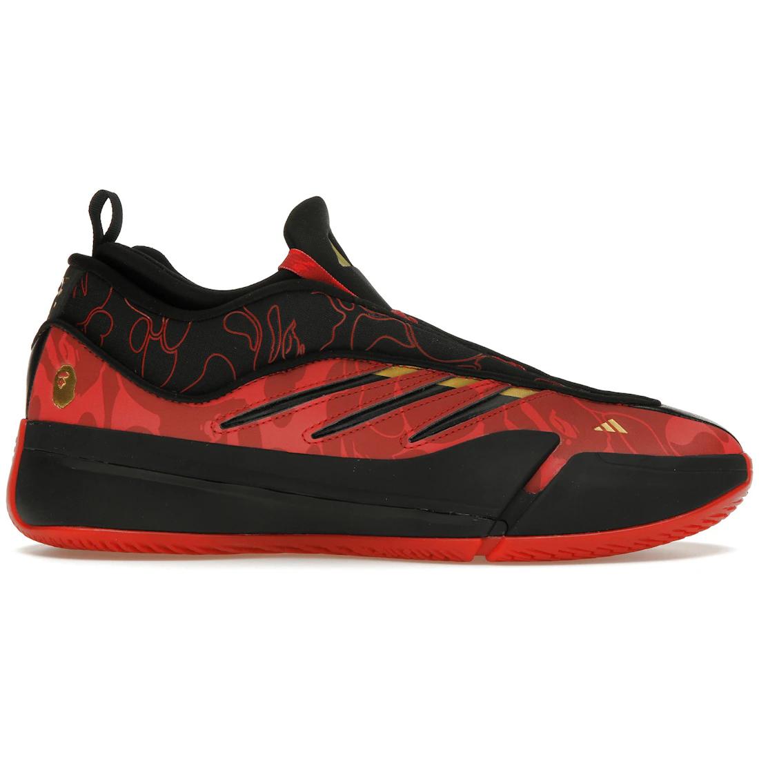 

Кроссовки adidas Dame 9 Bape Черный Красный(IH0786) 44