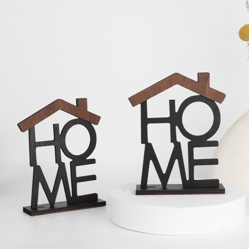 Home Decor Desktop Counter Decoration Wooden Home Series Ornament Home Ornament  Living Room