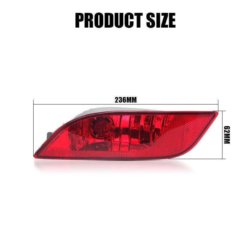Rear Bumper Reflector Tail Light Fog Lamp W/Bulb for Jeep Compass 2017 2018 2019 2020 2021 2022 Left Right 55112674AA 55112675AA