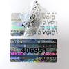 Hologram Security Seal Tamper Evident Removal Proof Packing Label Serial Number VOID Left Open Evidence Anti-fake Laser Sticker