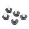 20 Pcs/lot Home Screw On Furniture Leveler Adjustable Leveling Glide Leg Foot Adjuster Levelers Pad for Table Desk M6 M8 Thread