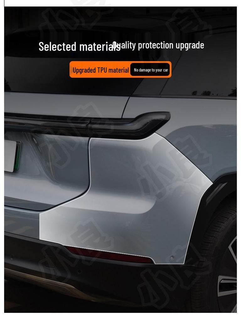 NIO ES8 Vorgeschnittene TPU Transparente Unsichtbare Schutzfolie für Stoßfänger vorne und hinten