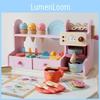 Educational Wooden Toy Set With Ice Cream And For Creative Play