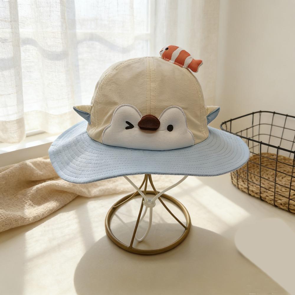 

Big Brim Kids Penguin Sunscreen Hat Sun Protection Children Beach Cap Children s Sun Hat Outdoor Style 5