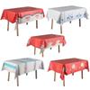 Gold-Plated Disposable Aluminum Foil Tablecloth for Christmas, New Year, Graduation, Birthday, and Wedding Events