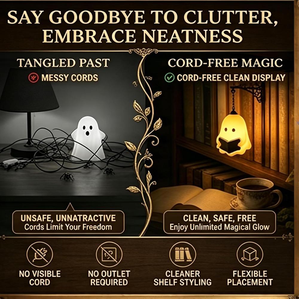 Halloween Retro Bookshelf Lighting Wall Mounted Reading Lamp Metal Gothic LED Night Light  for Studious Home Room Ornament LED