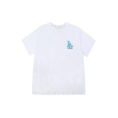 MLB Los Angeles Dodgers Graffiti Print Rundhals Amerikanisches Vintage Kurzarm T-Shirt Unisex Oberteile Weiß 31TS06031-07W