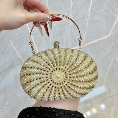 Pearl Evening Party Designer Handbag - Elegant Handbag for Socialites - Small Xiaoshang Fashion Shoulder Bag