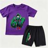 My Hero Academia Izuku Midoriya 67 Print Polyester T Shirt Shorts Set for Kids Boys Girls Summer Outfit