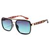 New High-end Square Frame Fashion Double Beam Sunglasses For Men And Women Uv Resistant Versatile Sunglasses M5240