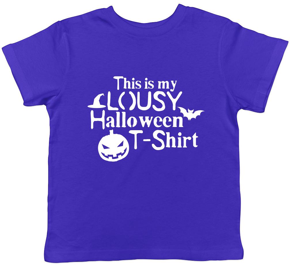 This is my Lousy Halloween T Shirt Funny Childrens Kids Boys Girls T Shirt Tee 120