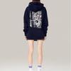 New Era FW21 MLB Series New York Yankees Satellite Map Pattern Printed Hoodie Unisex Hoodie Navy-Blue 12866528