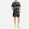 Li-Ning Cotton Round Neck T-Shirt With Allover Letter Print Men Tops Black AHSS119-3