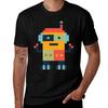 Happy Robot Tshirt Durable Work Wear Tshirt