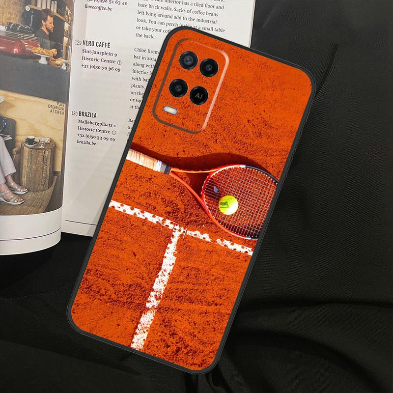 Tennis Tennis Racket For Oppo A80 A60 A40 A94 A54 A98 A78 A18 A38 A58 A16 A76 A96 A17 A77 A74 A57S A15 Phone Case