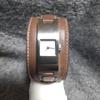 Used COACH Brown Leather Bangle Analog Quartz Watch