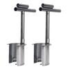 2pcs Handheld Bulb Planter Tool Stainless Steel Gardening Bulb Transplanter with Comfortable Grip for Digging Holes
