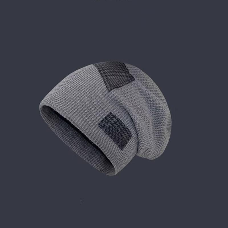 

Дизайнерський капелюх-пуловер, капелюх у вуличному стилі, сірий капелюх, чоловіча вільна версія, що демонструє обличчя, маленька сумка, жіночий капелюх One Size (55-59cm)