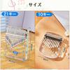 S.T.S.G Kalimba Thumb Piano Finger Piano Beginner Set 10 Keys with Manual and Storage Case Gift