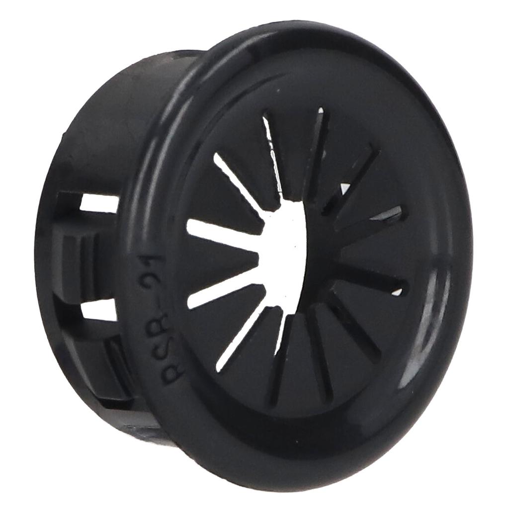 200Pcs Cable Grommets Stable Fixation Fire Resistant Pa66 Insulated Buckle Type Cord Wire Hole Cover Black Inner Hole