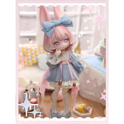 Inedible Doll Series Blind Doll, Approximately 19-20cm Tall, PVC & ABS Material, 1/12 Scale BJD Special Body, Girl's Gift, Articulated Figure, Painted