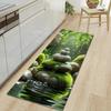 1Pcs Lotus Pattern Floor Mat Modern Kitchen Polyester Rug Non-Slip Colorful Indoor Carpet, For Home Bathroom Bedroom Living Room Decor