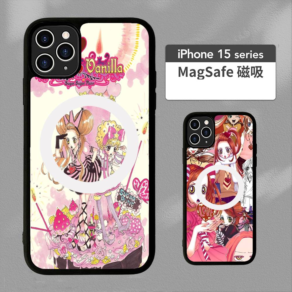 Anime Sugar Sugar Rune For Magnetic Phone Case For IPhone 17 16 15 14 13 12 11 Plus Pro Max PC+TPU Cover
