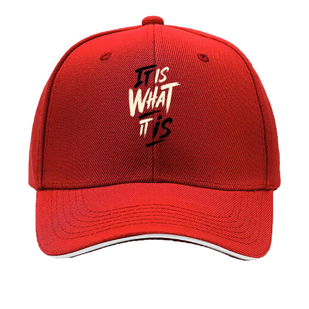 Bold Casual Acceptance Quote Letteri Sandwich Baseball Cap Sun Cap Outdoor Workouts Hat