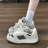 High-value Retro Bread Shoes Women's Trendy Summer New Denim Versatile Casual Board Shoes