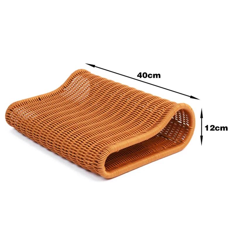 

Summer Cool Pillow with Imitation Rattan Weaving, Neck Support and Spine Relief Pillows, Handmade Breathable Pillow жёлтый