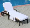 Soft, Sun-Protective Beach Chair Cover - Anti-Slip, Double-Sided Towel Texture with Pockets for Comfort on Outdoor Loungers