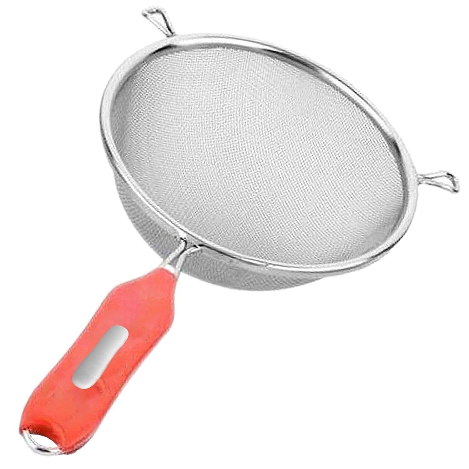 

Silver Stainless Steel Soup & Juice Strainer Pack Of 1 12.5 cm MR362