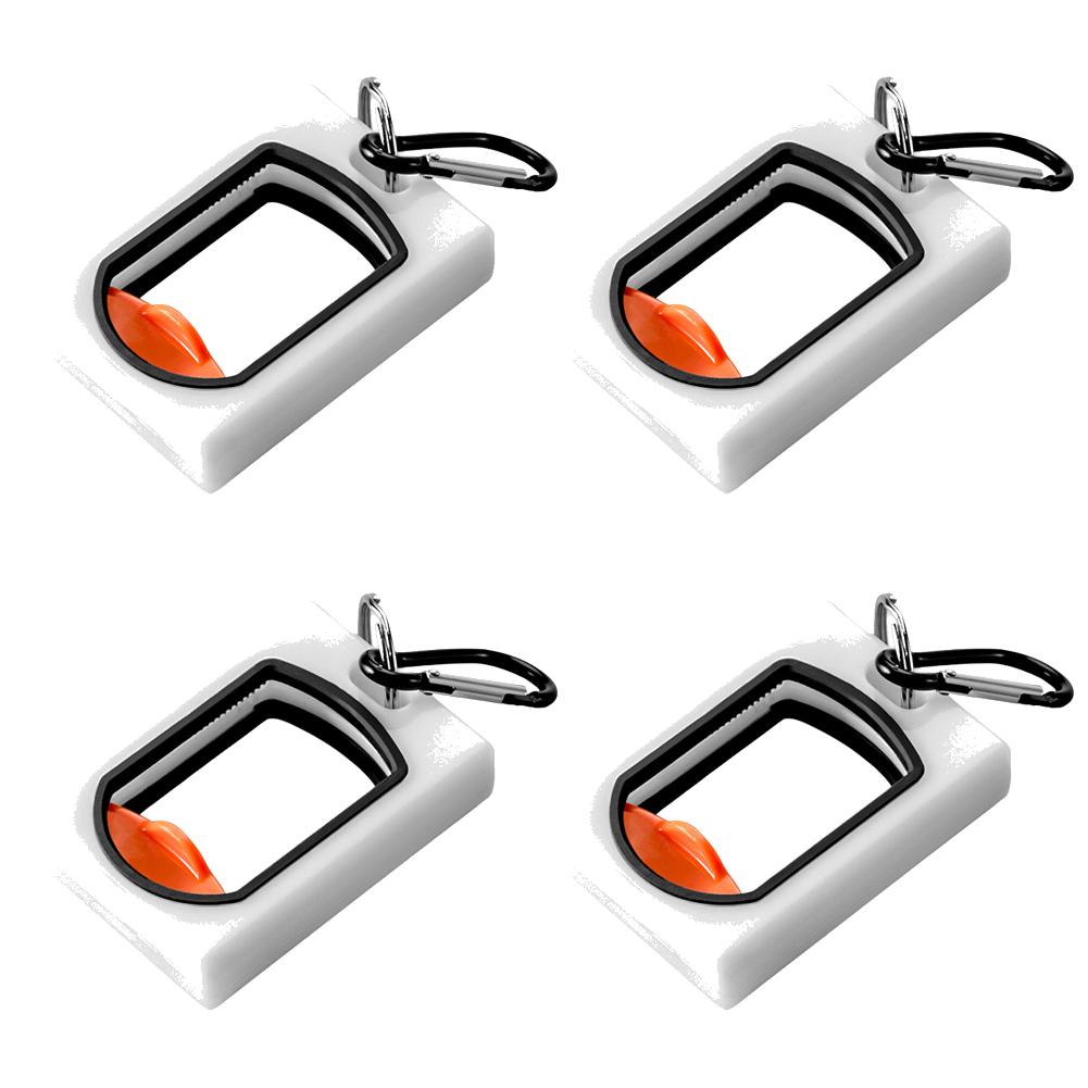 1-5PCS Square Cable Tie Organizer Fluorescent Portable Storage Cable Tie Holder Stable Fluorescent Organizer Indoor Outdoor Use