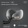 Memory Foam U Shaped Neck Pillow Compact Foldable Travel Pillow for Airplane Nap Neck Support