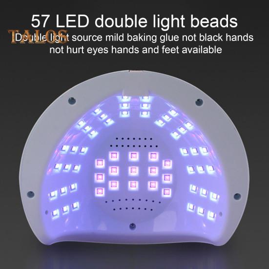 UV LED Nail Light Nail Fungus Treatment Device 650nm Infrared Light 470nm Blue Light Toenail Fingernail Onychomycosis Removal Gel Polish Drying