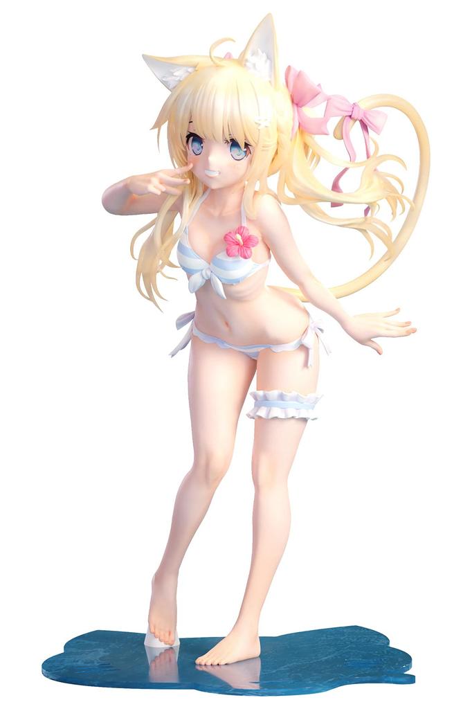 Kemomimi Gakuen Illustrated by Aruka Scale Painted Finished Figure "Blonde-chan" 1/7
