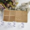 1Piece Ice Cube Logo Printing Tray Ice Cube Pattern Texture Printing Tool Brass Template Bar Tool