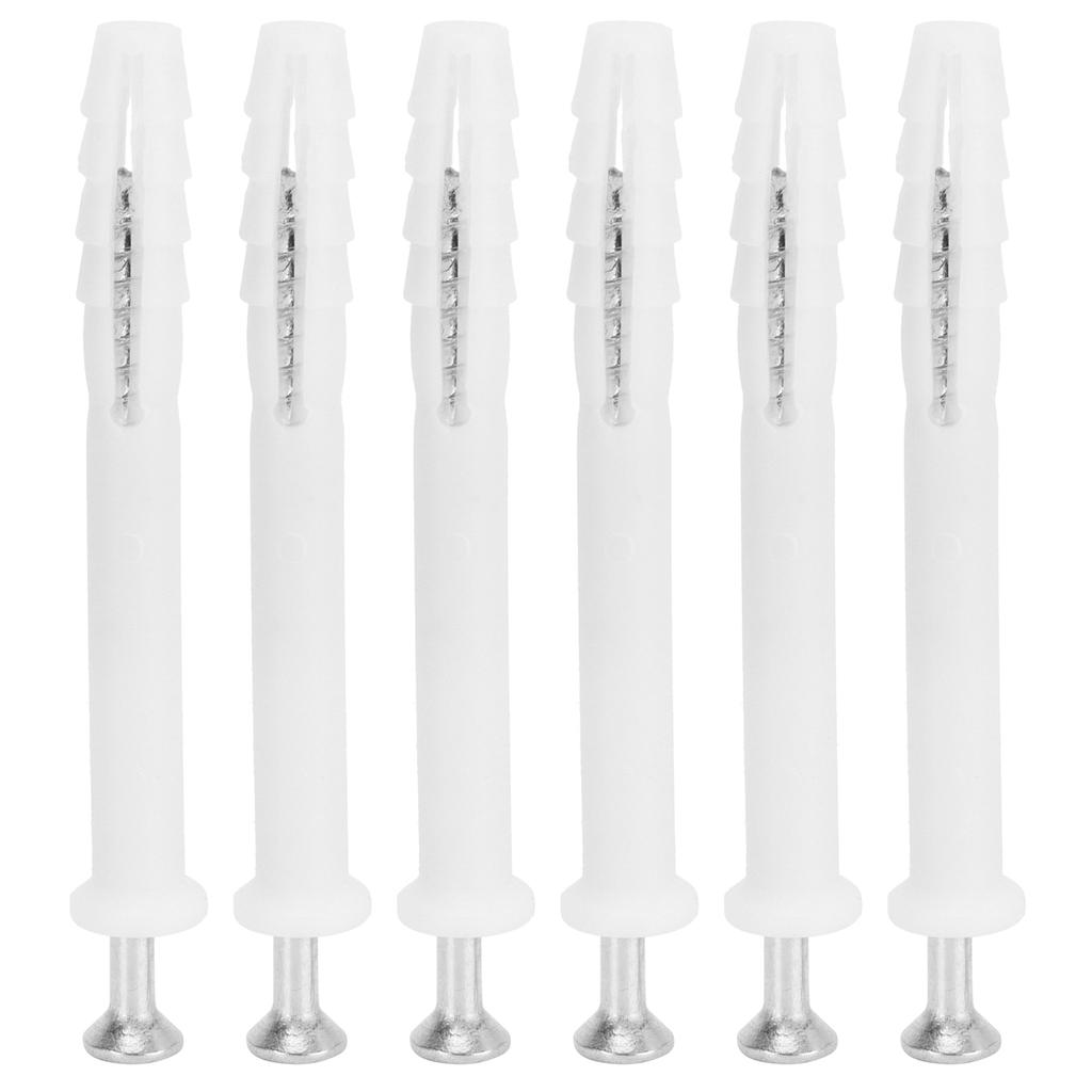 20Set Expansion Screw Tube Kit Cabinet Frame Fixing Wall Anchor Furniture Hardware