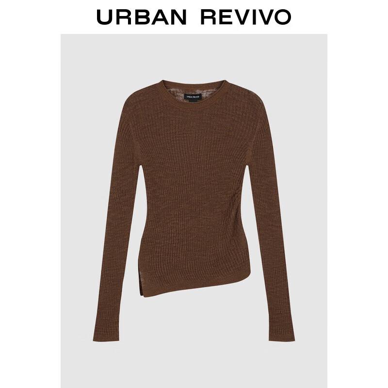 

UR Women s Slim Fit Irregular Slit Knit Top M